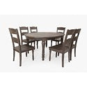 Madison Round to Oval Dining Table